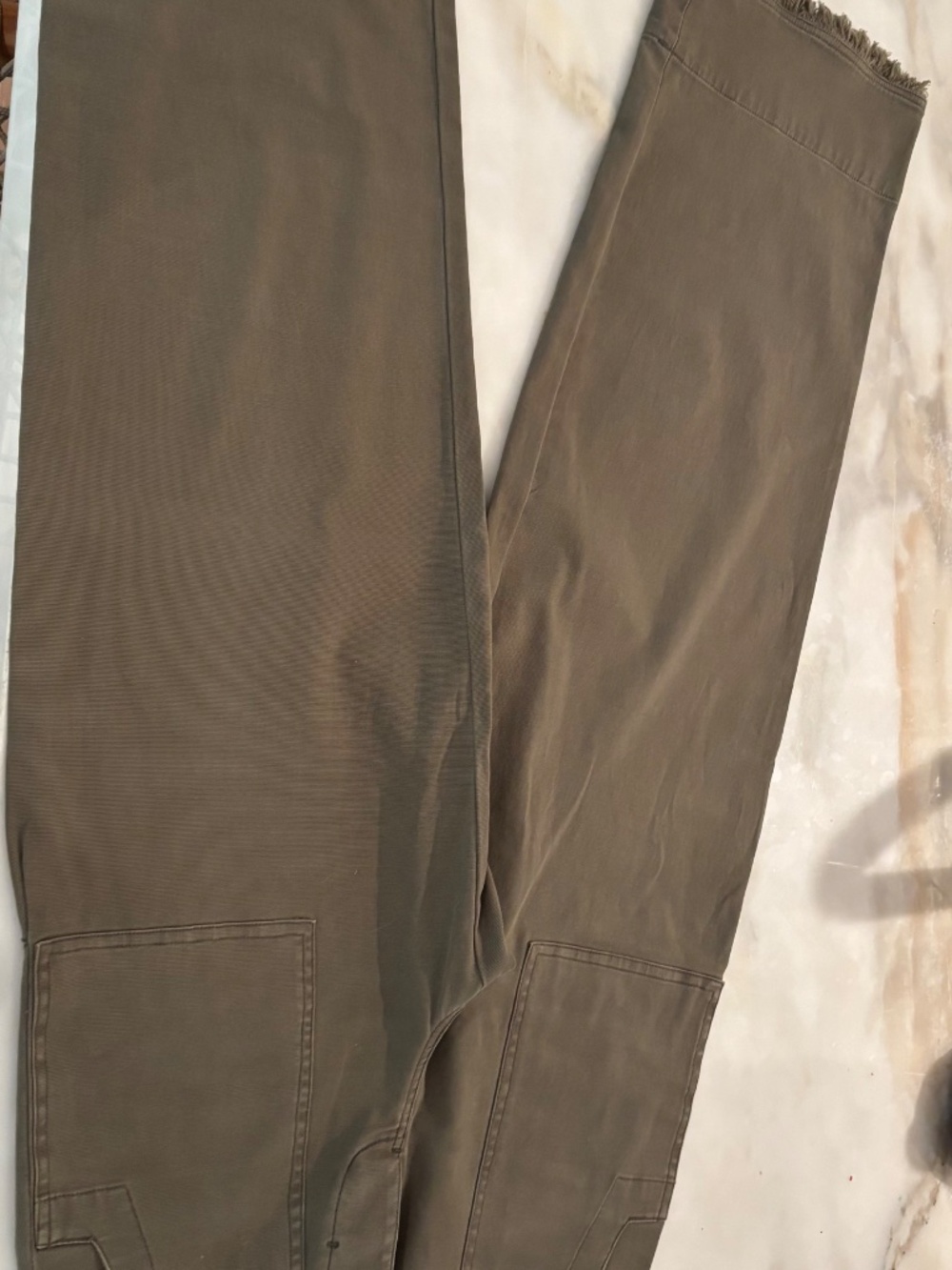 Pilcro Anthropologie Army Green cargo pants